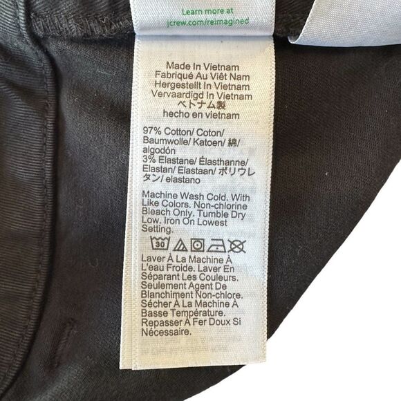 J. Crew Black 4" Cargo Chino Shorts, 0 - Picture 5 of 9